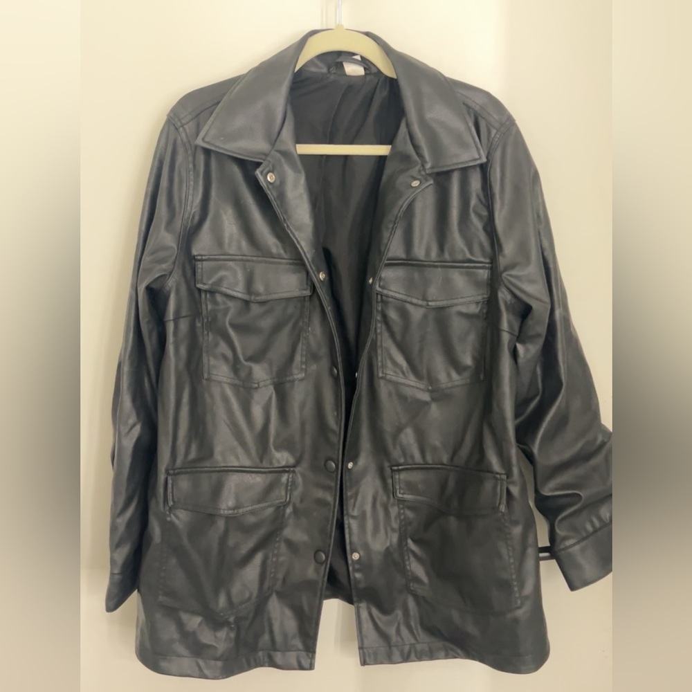 Pleather H&M Jacket